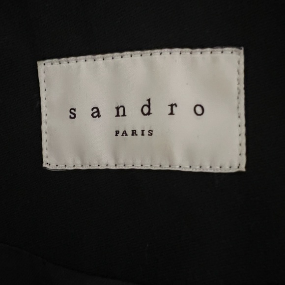 Women’s Sandro Black Blazer Size 40 - Picture 4 of 7